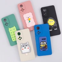 قاب سیلیکونی عروسکی برجسته محافظ لنزدار Huawei Nova 9 / Honor 50