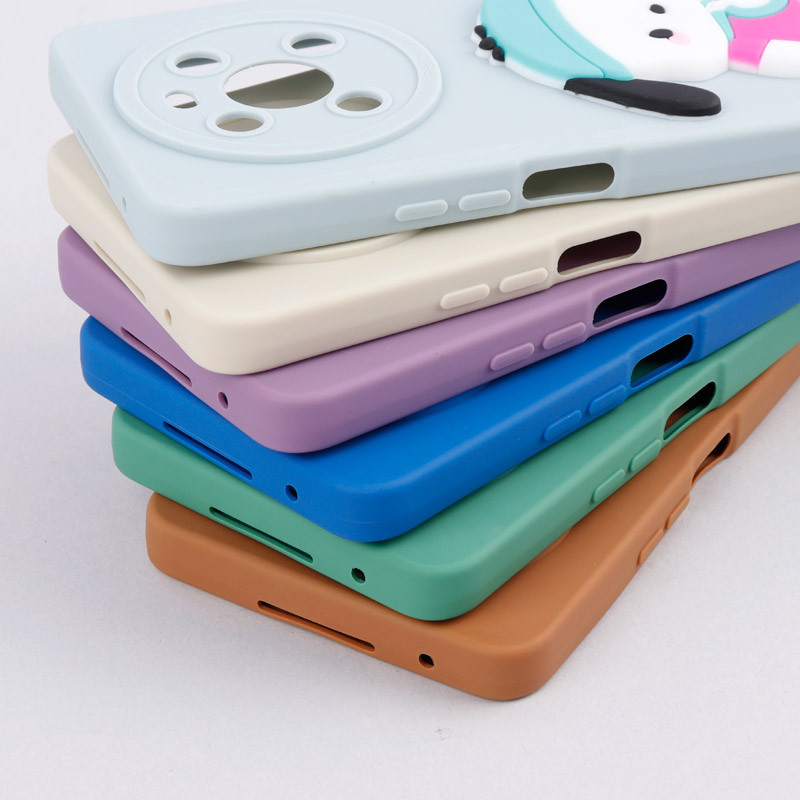 قاب سیلیکونی عروسکی برجسته محافظ لنزدار Honor X9 4G