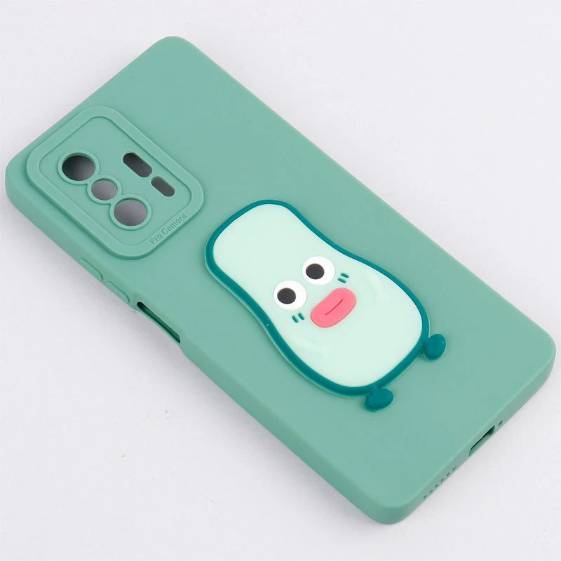 قاب سیلیکونی عروسکی برجسته محافظ لنزدار Xiaomi 11T / 11T Pro