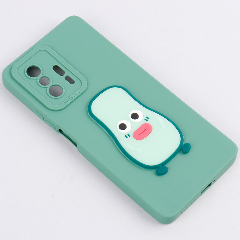 قاب سیلیکونی عروسکی برجسته محافظ لنزدار Xiaomi 11T / 11T Pro