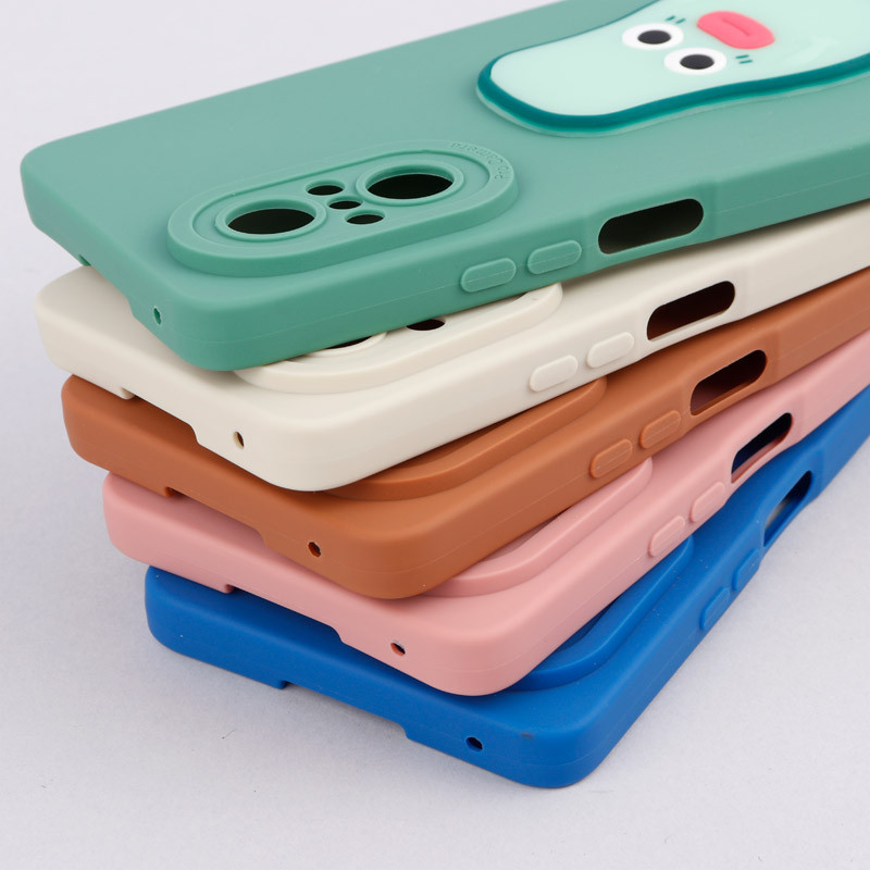 قاب سیلیکونی عروسکی برجسته محافظ لنزدار Huawei Nova 9 SE