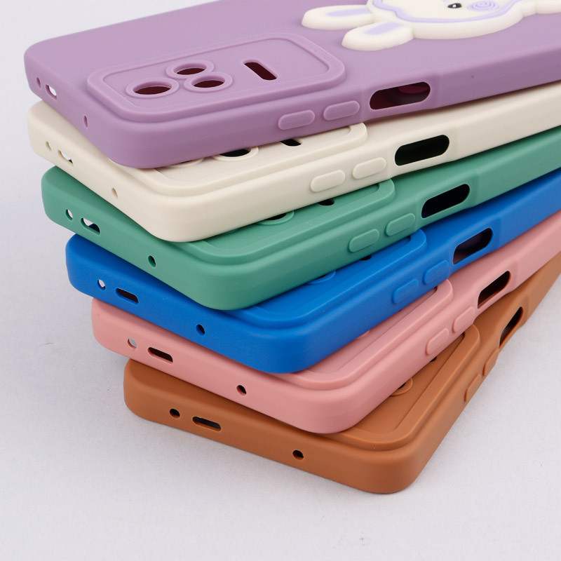 قاب سیلیکونی عروسکی برجسته محافظ لنزدار Xiaomi Poco F4
