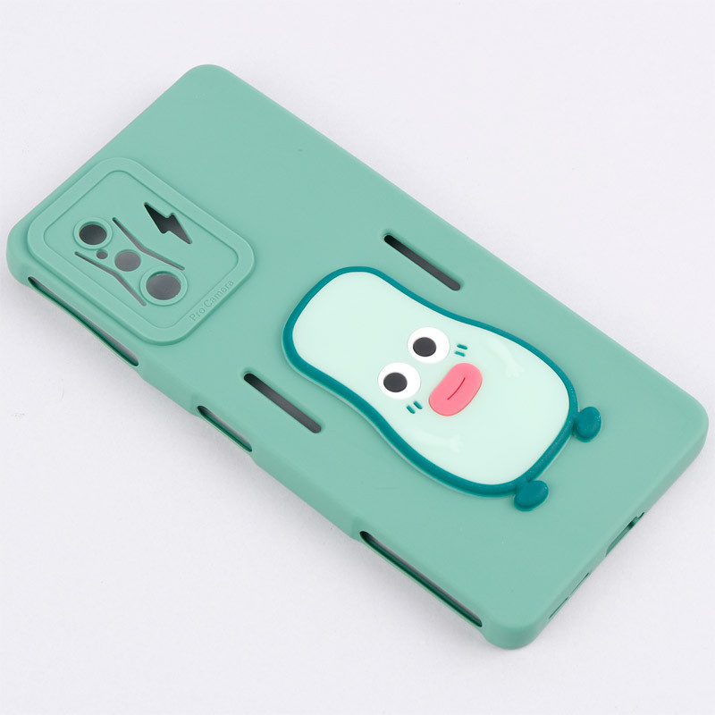 قاب سیلیکونی عروسکی برجسته محافظ لنزدار Xiaomi Poco F4 GT