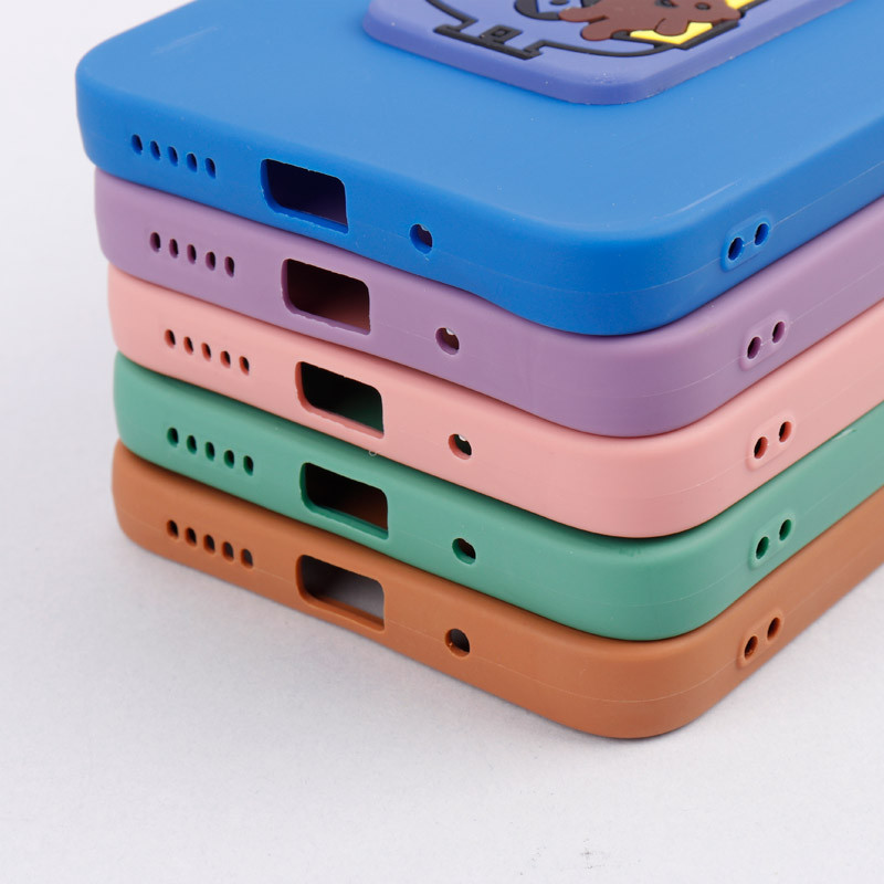 قاب سیلیکونی عروسکی برجسته محافظ لنزدار Xiaomi Redmi 10C