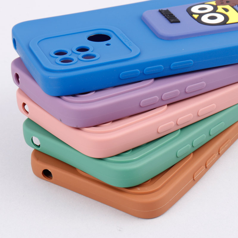 قاب سیلیکونی عروسکی برجسته محافظ لنزدار Xiaomi Redmi 10C