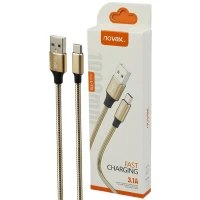 کابل تایپ سی فست شارژ Novax L-115 3.1A 1m
