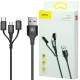 کابل ۳ سر Baseus CA3IN1-ZY 2A 1.2m