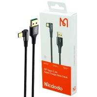 کابل تایپ سی فست شارژ Mcdodo CA-1220 6A 1.2m یکسر L