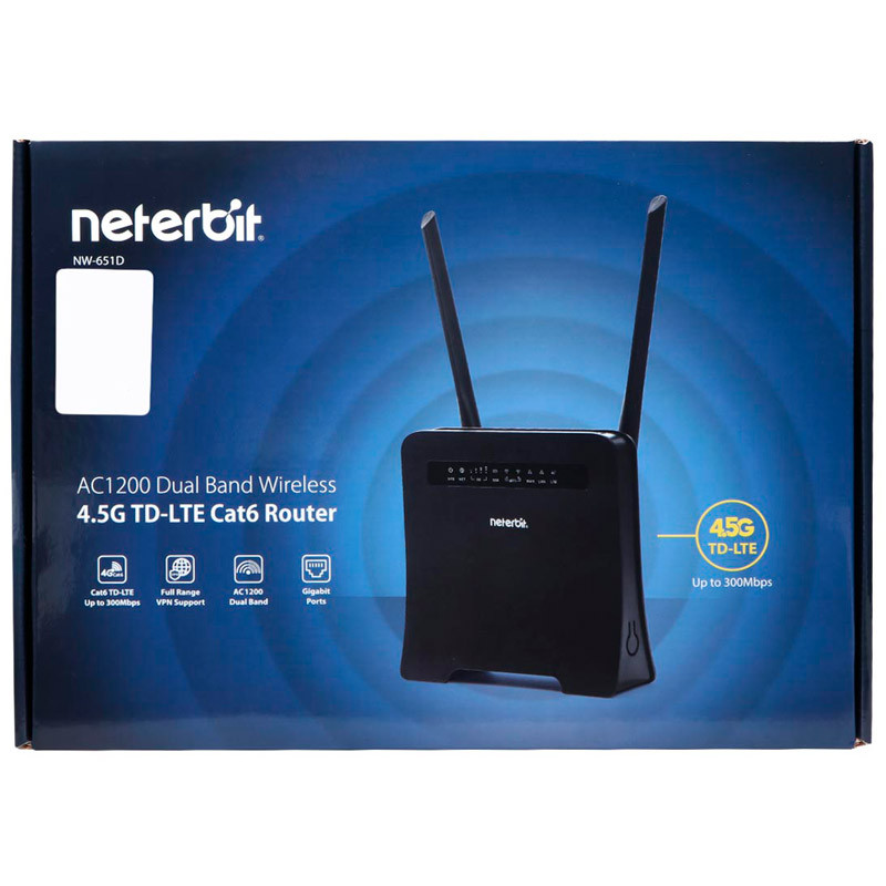 مودم روتر سیمکارتی 4.5G TD-LTE نتربیت NW-651D