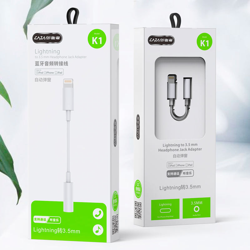 تبدیل بلوتوثی صدا CAZA K1 Lightning to AUX 10cm