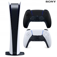 کنسول بازی سونی (Sony PlayStation 5 Digital Edition 825GB SSD (V1200 + دسته اضافی مشکی