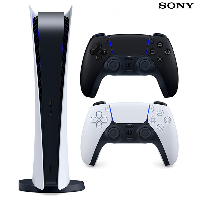 کنسول بازی سونی (Sony PlayStation 5 Digital Edition 825GB SSD (V1200 + دسته اضافی مشکی