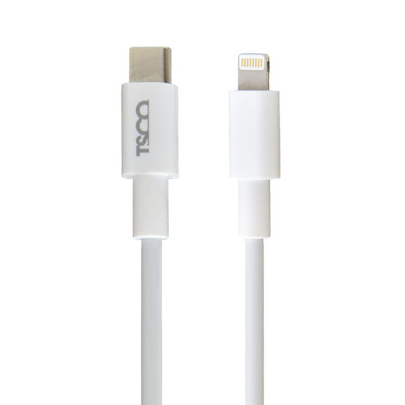 کابل تبدیل فست شارژ TSCO TC PD207 Type-C to Lightning 3A 20W 1m