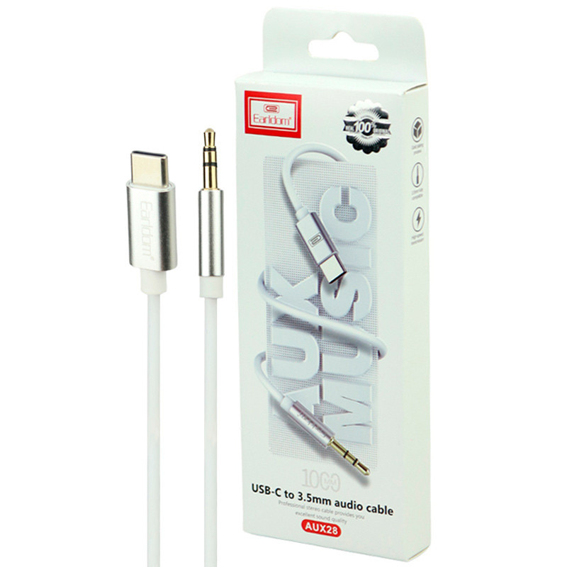 کابل تبدیل Earldom ET-AUX28 Type-C To AUX 1m