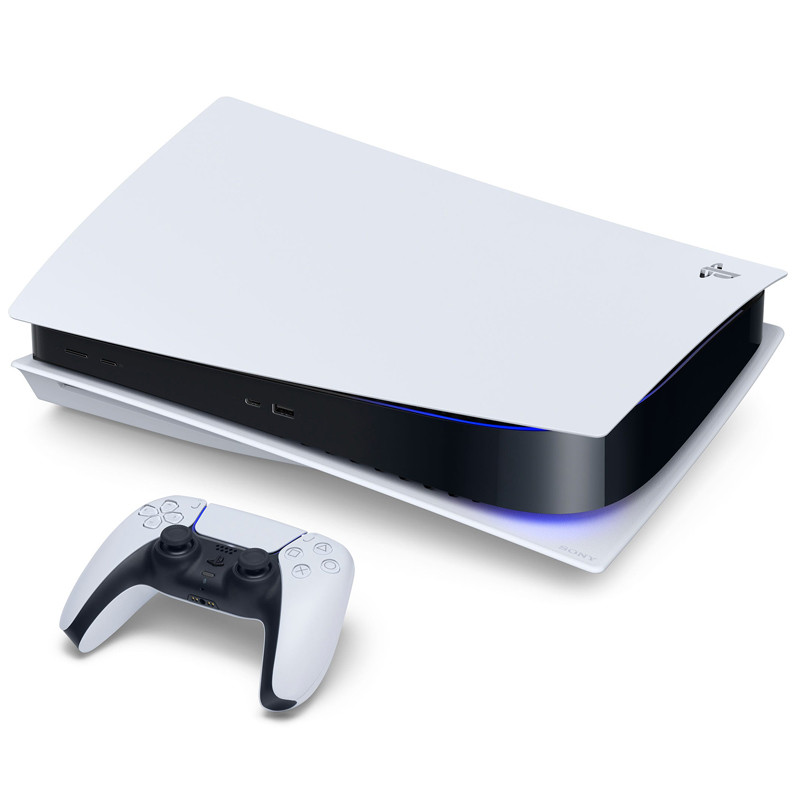 کنسول بازی سونی (Sony PlayStation 5 Standard 825GB SSD (V1216 + دسته اضافی سفید و پایه شارژ