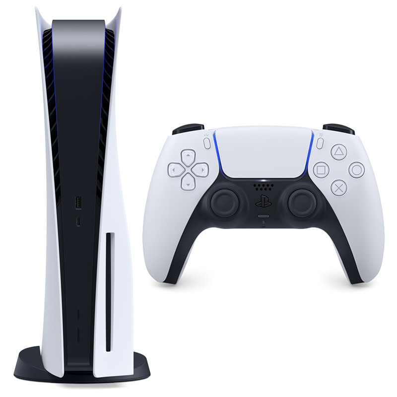 کنسول بازی سونی (Sony PlayStation 5 Standard 825GB SSD (V1216 + دسته اضافی سفید و پایه شارژ