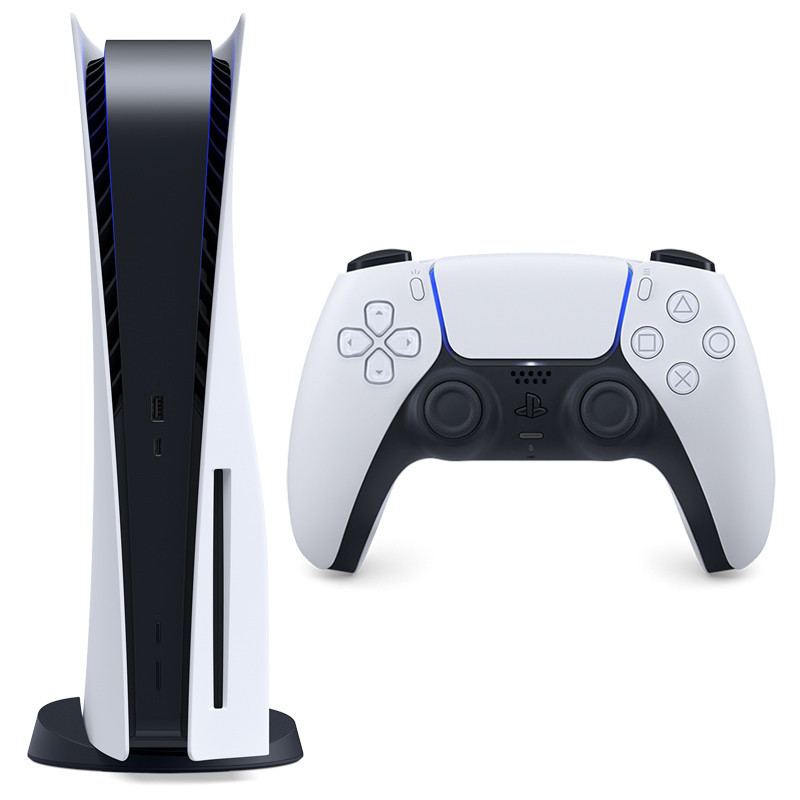 کنسول بازی سونی (Sony PlayStation 5 Standard 825GB SSD (V1216 + دسته اضافی چریکی و پایه شارژ