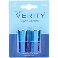 باتری دوتایی متوسط Verity Super Alkaline Lr14 1.5V C