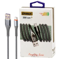 کابل میکرو یو اس بی فست شارژ Epimax EC-13 5A 2m
