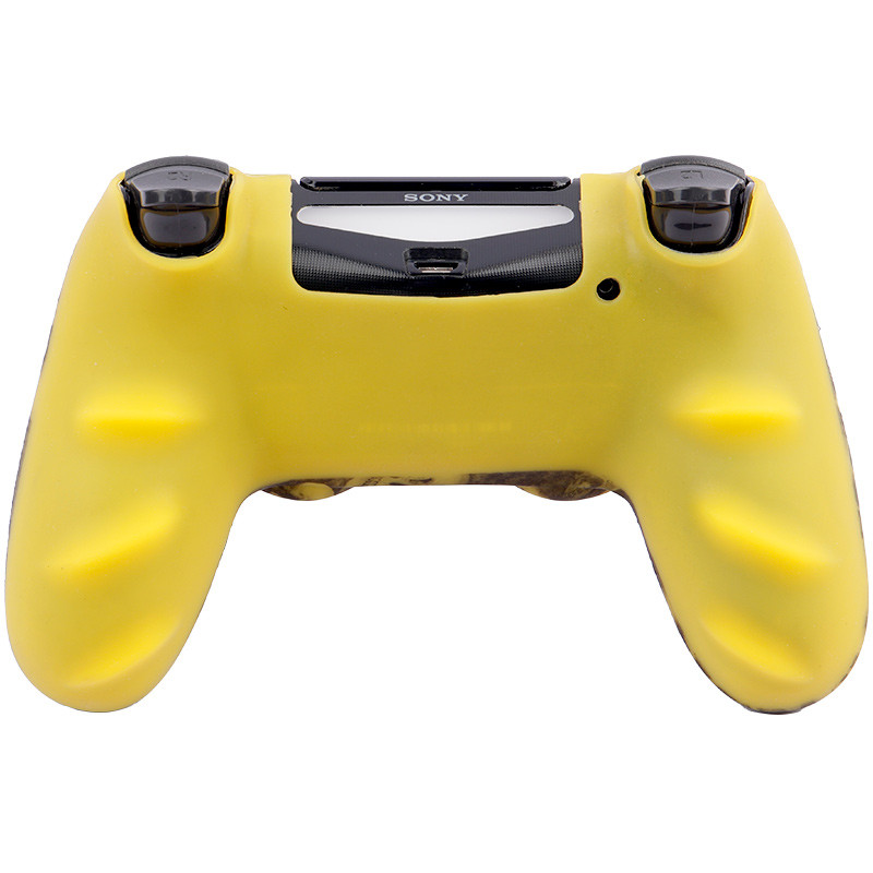 روکش دسته بازی PS4 طرح اسکلت زمینه زرد