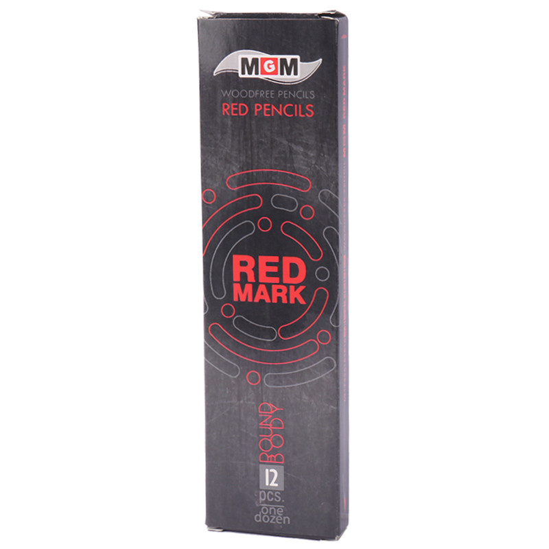 مداد قرمز ام جی ام MGM M3010 بسته 12 عددی