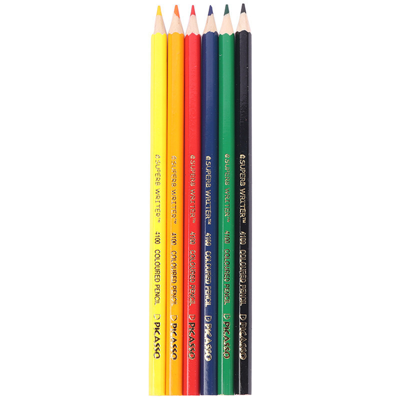 مداد رنگی 6 رنگ پیکاسو Picasso PC18E1201
