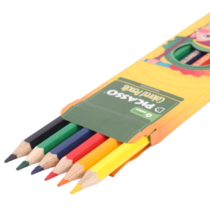 مداد رنگی 6 رنگ پیکاسو Picasso PC18E1201