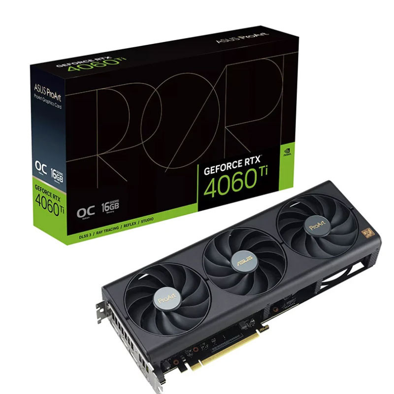 کارت گرافیک ASUS ProArt GeForce RTX 4060 Ti OC 16GB GDDR6 128Bit