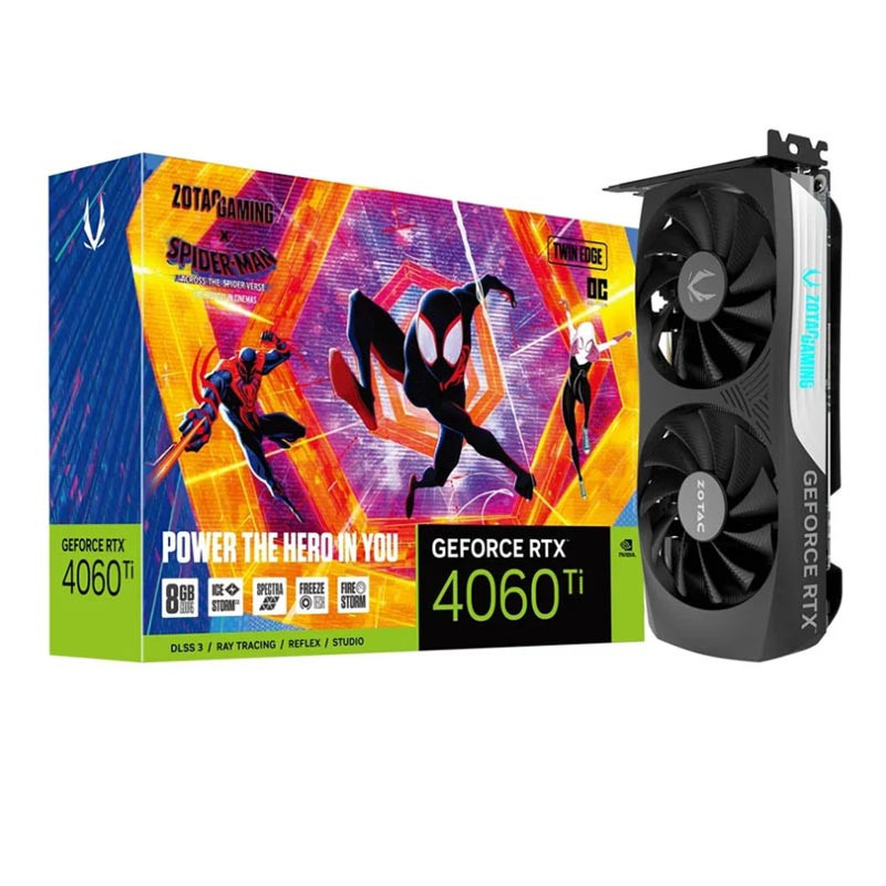کارت گرافیک Zotac Gaming GeForce RTX 4060Ti Twin Edge OC 8GB GDDR6 128Bit