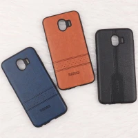 قاب چرمی طرح برند Samsung Galaxy J4