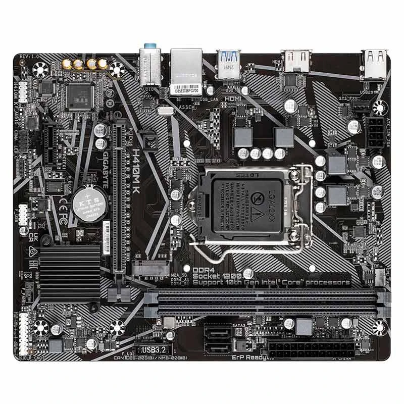 مادربرد گیگابایت H410M K rev. 1.0