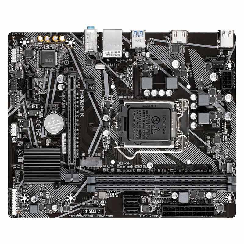 مادربرد گیگابایت H410M K rev. 1.0