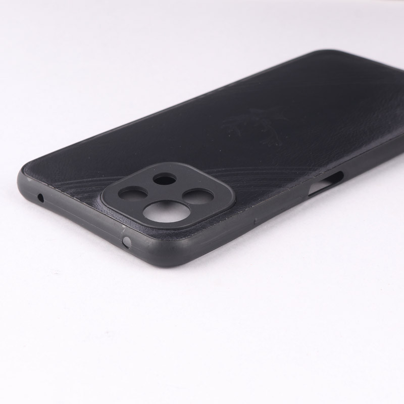 قاب ساده سیلیکونی چرمی گوزنی محافظ لنزدار Xiaomi Mi 11 Lite