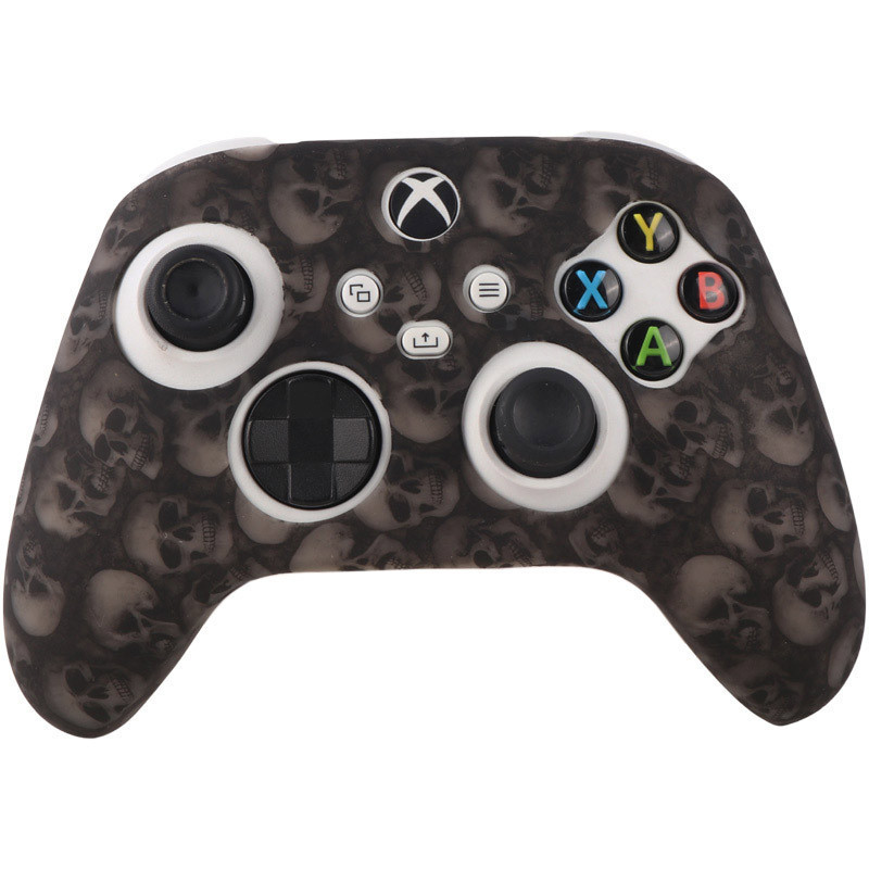 روکش دسته بازی Xbox X/S طرح اسکلت زمینه خاکستری