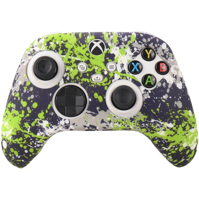 روکش دسته بازی Xbox X/S طرح رنگی زمینه سفید
