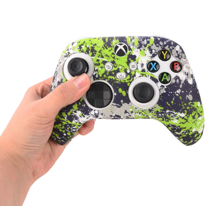 روکش دسته بازی Xbox X/S طرح رنگی زمینه سفید