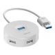 هاب 4 پورت USB3.0 باسئوس Round Box CAHUB-F