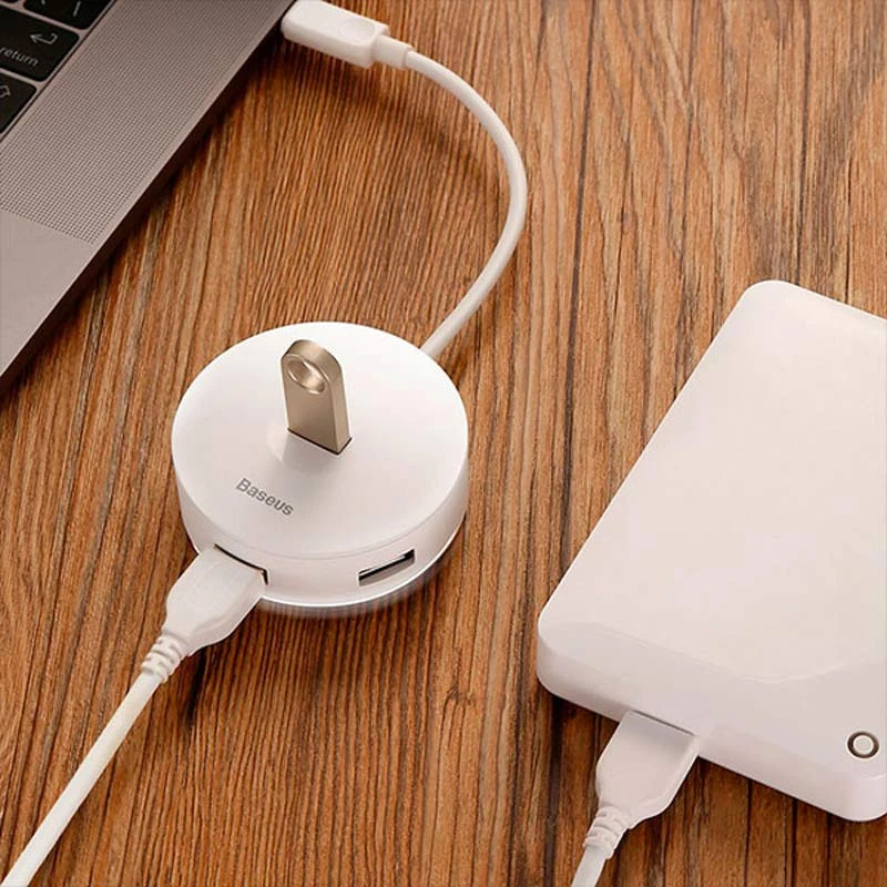 هاب 4 پورت USB3.0 باسئوس Round Box CAHUB-F