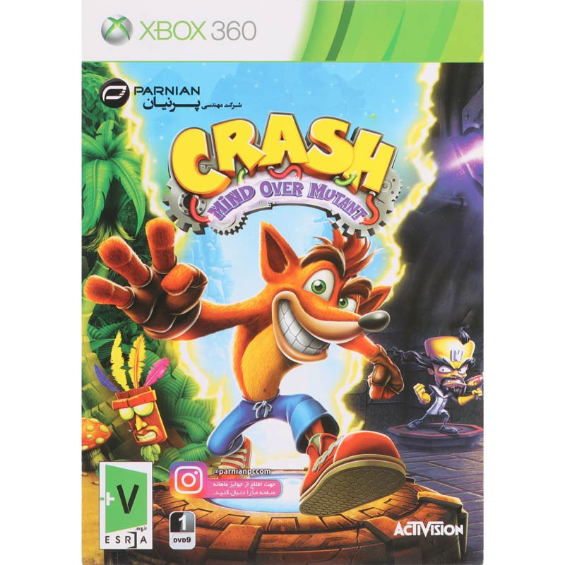 بازی Crash Mind Over Mutant پرنیان مناسب برای XBOX 360