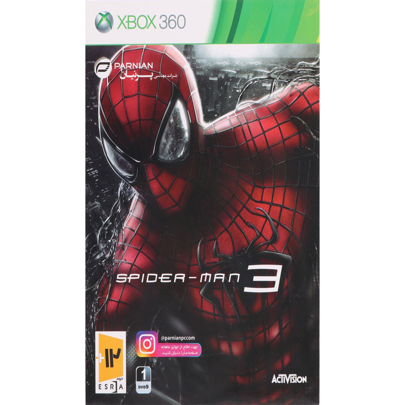 بازی Spider-Man 3 پرنیان مناسب برای XBOX 360