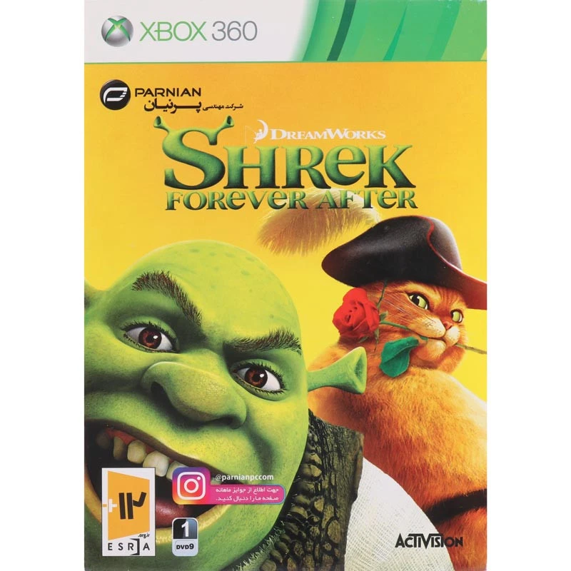 بازی Shrek Forever After پرنیان مناسب برای XBOX 360