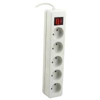 چند راهی 5 خانه برق الکتروفاز Electrofaz با کابل 5 متری