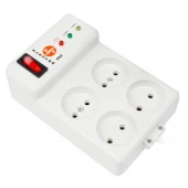 محافظ برق یخچال و فریزر 4 خانه الکتروفاز با کابل 5 متری Electrofaz 4001