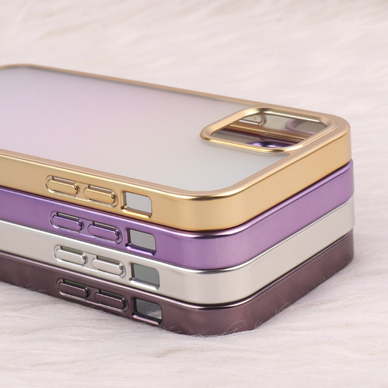 قاب هولوگرامی مات BIGC دور رنگی iPhone 12 Pro