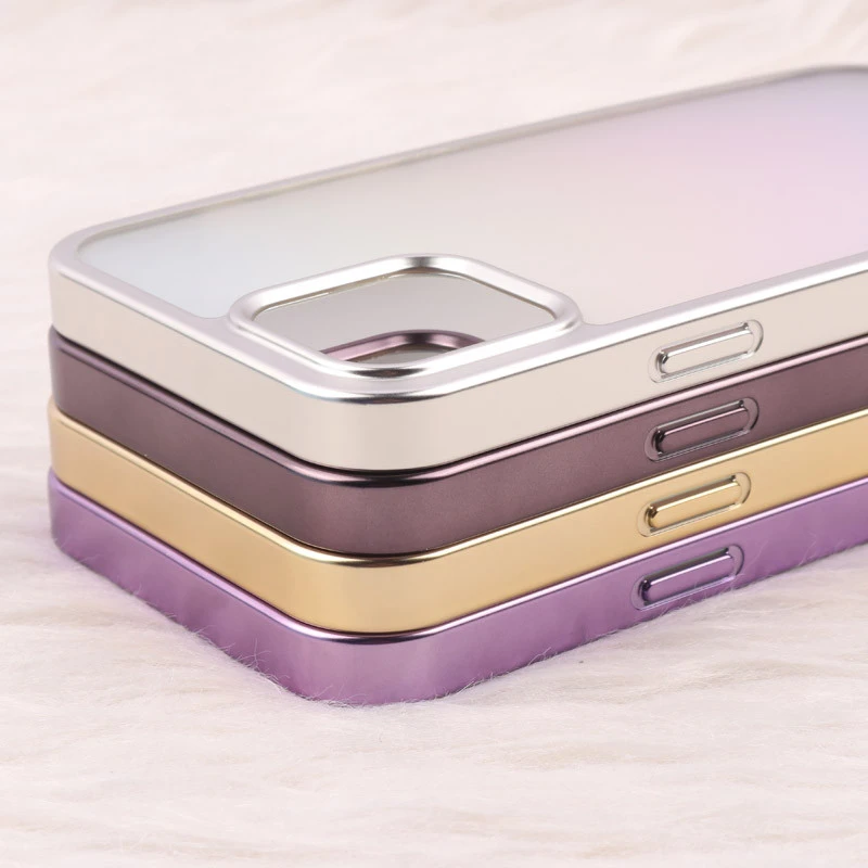 قاب هولوگرامی مات BIGC دور رنگی iPhone 12 Pro Max