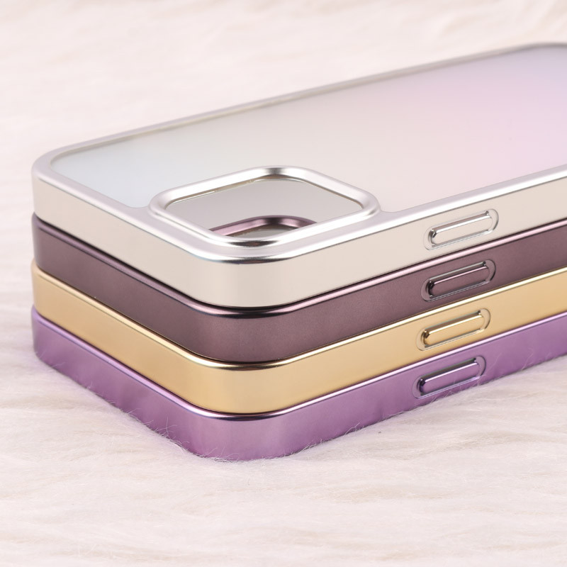 قاب هولوگرامی مات BIGC دور رنگی iPhone 12 Pro Max