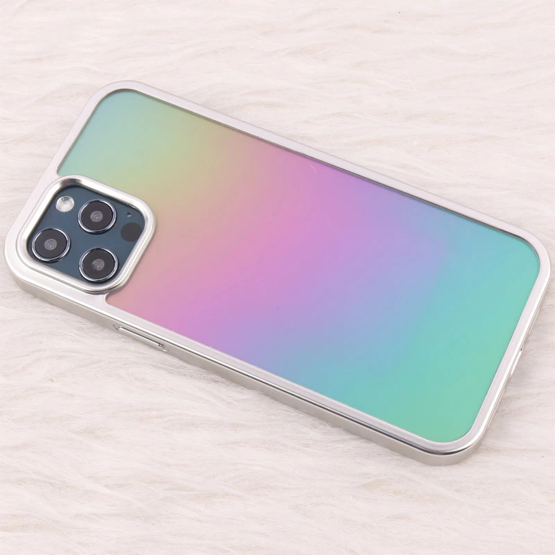 قاب هولوگرامی مات BIGC دور رنگی iPhone 12 Pro Max