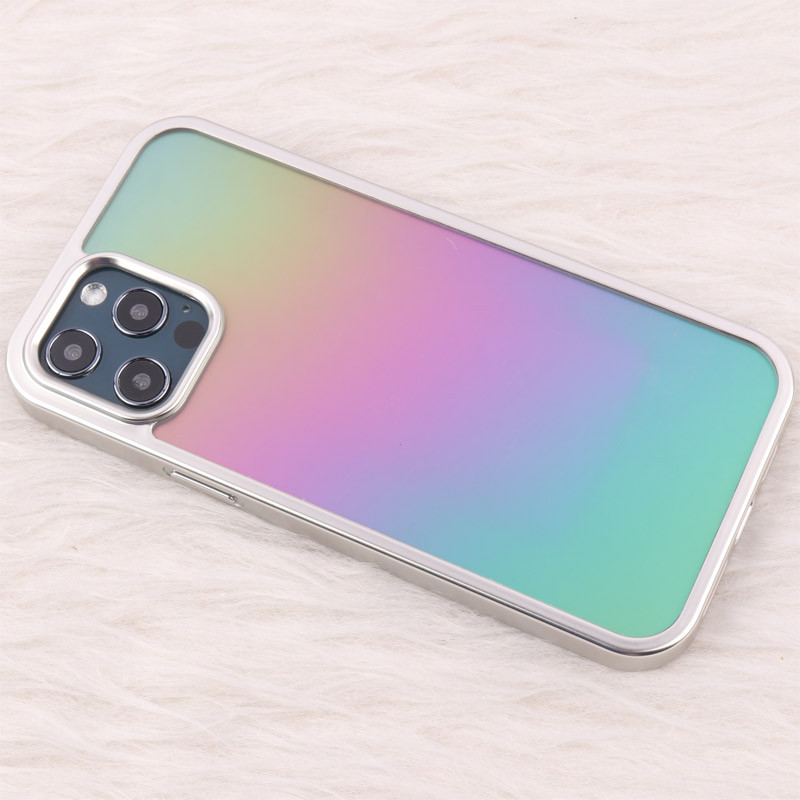 قاب هولوگرامی مات BIGC دور رنگی iPhone 12 Pro Max