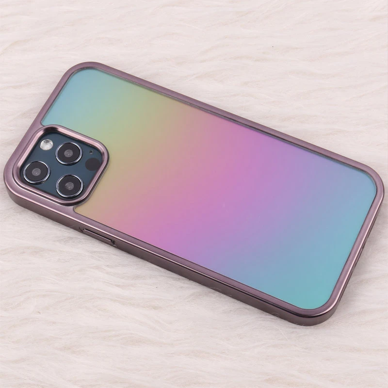 قاب هولوگرامی مات BIGC دور رنگی iPhone 12 Pro Max