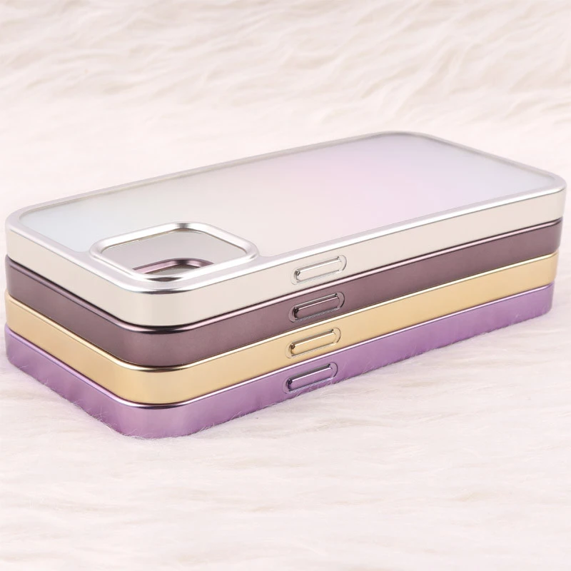 قاب هولوگرامی مات BIGC دور رنگی iPhone 12 Pro Max